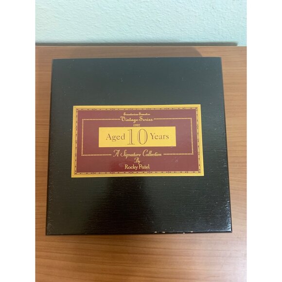 Vintage Empty Cigar Box Wooden Rocky Patel - Picture 1 of 5